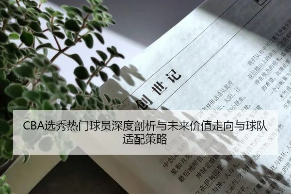 CBA选秀热门球员深度剖析与未来价值走向与球队适配策略 - Leyu